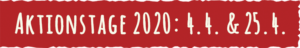 Gemeinsam Gehts Besser - Aktionstage 2020 - 4.4. & 25.4.