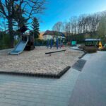 Aufgeräumter Spielplatz nach der Aktion
